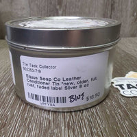 Leather Conditioner Tin *new, older, full, rust, faded label
