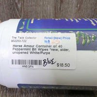 Container of 40 Peppermint Bit Wipes *new, older, unopened
