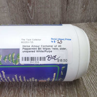 Container of 40 Peppermint Bit Wipes *new, older, unopened

