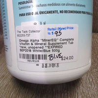 "MinerEQ" Complete Vitamin & Mineral Supplement Tub *new, unopened **EXPIRED SEP2018
