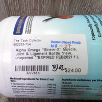 "Sinew-X" Muscle, Joint & Ligament Bottle *new, unopened **EXPIRED FEB2021

