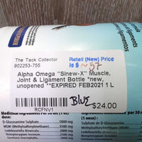 "Sinew-X" Muscle, Joint & Ligament Bottle *new, unopened **EXPIRED FEB2021
