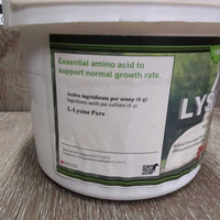 Lysine Pure Supplement Tub *new, unopened, older, tape

