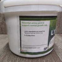 Lysine Pure Supplement Tub *new, opened, full? older, tape
