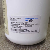 "Recovery EQ" Glucosamine Supplement Tub *new, unopened, older **EXPIRED JAN20??

