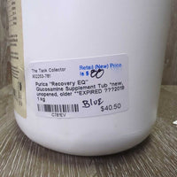 "Recovery EQ" Glucosamine Supplement Tub *new, unopened, older **EXPIRED ???2019
