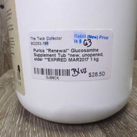 "Renewal" Glucosamine Supplement Tub *new, unopened, older **EXPIRED MAR2017
