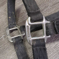 Thick Nylon Halter *gc/fair, stiff, dirty, faded, chips, dry
