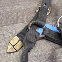 Thick Nylon Halter *gc/fair, stiff, dirty, faded, chips, dry
