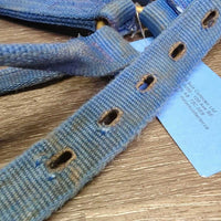 Thick Nylon Halter *gc, dirty, stains, rubs, frays, faded, older

