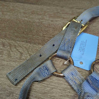 Thick Nylon Halter *gc, dirty, stains, rubs, frays, faded
