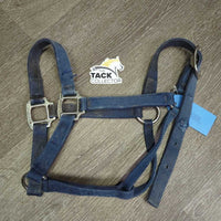 Thick Nylon Halter *gc/fair, v.dirty, stains, rubs, frays, faded, older, discolored, threads, torn holes
