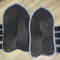 Tall Front & Hind Shipping Boots *vgc, clean, mnr hair, dirt, stains, snags
