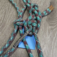 Thick Stiff Nylon Rope Halter *gc, dirty, rubs, frays, snags, older
