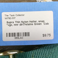 Thin Nylon Halter, snap *vgc, mnr dirt?stains
