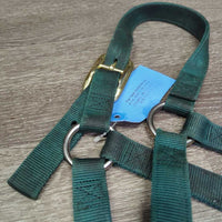 Thick Nylon Halter, snap *gc, dirty, v.stained, discolored
