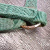 v.Thick Nylon Halter *gc/fair, faded, rusty, rubs, stains, older, dirty
