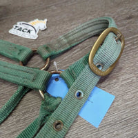 v.Thick Nylon Halter *gc/fair, faded, rusty, rubs, stains, older, dirty
