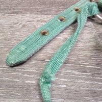 v.Thick Nylon Halter *gc/fair, faded, rusty, rubs, stains, older, dirty
