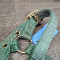 v.Thick Nylon Halter *gc/fair, faded, rusty, rubs, stains, older, dirty
