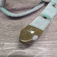 v.Thick Nylon Halter *gc/fair, faded, rusty, rubs, stains, older, dirty
