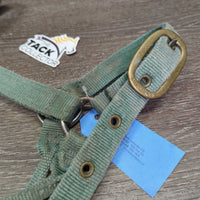 v.Thick Nylon Halter *gc/fair, faded, rusty, rubs, stains, older, dirty
