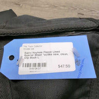 Keyhole Fleece Lined Quarter Sheet *xc/like new, clean, wfp
