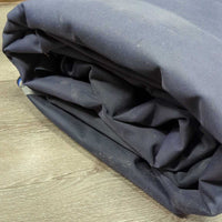 250g Winter Blanket, bag *vgc, mnr dirt?stains, faded, snags, residue & wpf, ripped bag
