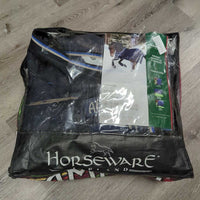 250g Winter Blanket, bag *vgc, mnr dirt?stains, faded, snags, residue & wpf, ripped bag
