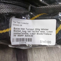 250g Winter Blanket, bag, tail *xc/like new, v.mnr residue?stains, v.wpf
