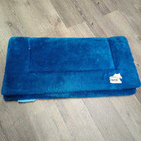 1" Thick Fleece Western Saddle Pad, *gc/fair, residue, hair, dirty, clumpy, rubs
