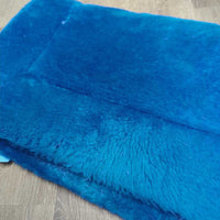1" Thick Fleece Western Saddle Pad, *gc/fair, residue, hair, dirty, clumpy, rubs
