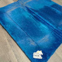 1" Thick Fleece Western Saddle Pad, *gc/fair, residue, hair, dirty, clumpy, rubs

