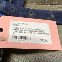 Hvy Mesh Fly Sheet *vgc, clean, mnr creases/folds, snags, runs, pulls & frays
