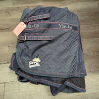 Hvy Winter Blanket, 2 legs *fair, clean, v.faded, holes, rubs, rough/curled edges, threads
