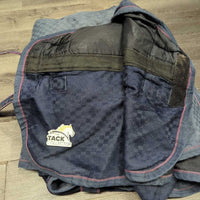 Hvy Winter Blanket, 2 legs *fair, clean, v.faded, holes, rubs, rough/curled edges, threads
