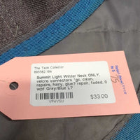Light Winter Neck ONLY, velcro connectors *gc, clean, repairs, hairy, glue? repair, faded, 0 wpf
