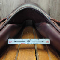 18" MW *5.5" Meyer Deep Seat Eventing Monoflap Saddle, Grey Meyer Saddle Cover, Large Front & Back Blocks, Foam Panels, Flaps: 13.5"W x 13"L Serial #:842003374 A 17.5 AO
