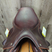 18" MW *5.5" Meyer Deep Seat Eventing Monoflap Saddle, Grey Meyer Saddle Cover, Large Front & Back Blocks, Foam Panels, Flaps: 13.5"W x 13"L Serial #:842003374 A 17.5 AO
