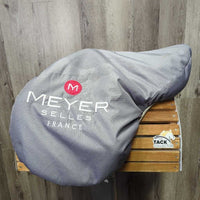18" MW *5.5" Meyer Deep Seat Eventing Monoflap Saddle, Grey Meyer Saddle Cover, Large Front & Back Blocks, Foam Panels, Flaps: 13.5"W x 13"L Serial #:842003374 A 17.5 AO
