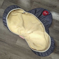 18" MW *5.5" Meyer Deep Seat Eventing Monoflap Saddle, Grey Meyer Saddle Cover, Large Front & Back Blocks, Foam Panels, Flaps: 13.5"W x 13"L Serial #:842003374 A 17.5 AO
