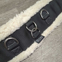 10 Rings -Nylon Web & Fleece Surcingle *No Girth, clean, hairy, clumpy, stains, edge & hole rubs
