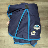 High Neck Hvy?220g Winter Blanket, 2 legs *vgc/gc, clean & mnr dirty, mnr wpf, unstitched binding

