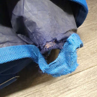 High Neck Hvy?220g Winter Blanket, 2 legs *vgc/gc, clean & mnr dirty, mnr wpf, unstitched binding
