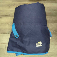 High Neck Hvy?220g Winter Blanket, 2 legs *vgc/gc, clean & mnr dirty, mnr wpf, unstitched binding
