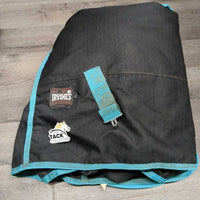 Hvy Winter Blanket, 1 leg *gc, mnr faded & wpf, clean, snags, v.clumpy/rolled fill, hair, stains, rubs, slices
