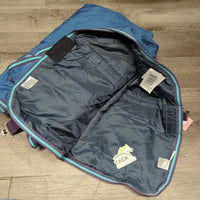 Hi Neck Rain Sheet, tail strap, tag *new, mnr stains
