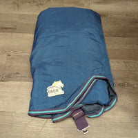 Hi Neck Rain Sheet, tail strap, tag *new, mnr stains
