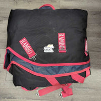 Hvy 450g Winter Blanket, detach Neck, Tail *vgc, v.dirty & dusty/film, unstitched neck velcro, wpf
