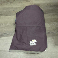Rain Sheet, Tail Strap *gc/fair, v.faded, v.discolored, repaired, rubs, snags, hairy, snags, holes, 0 Wpf, mismatched
